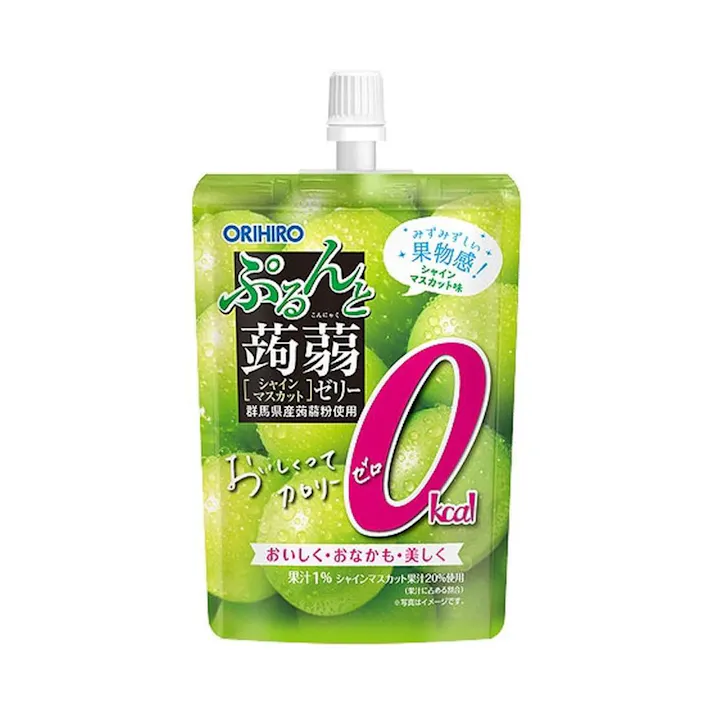 ぷるんと蒟蒻ゼリー スタンディング カロリーゼロ シャインマスカット 130g