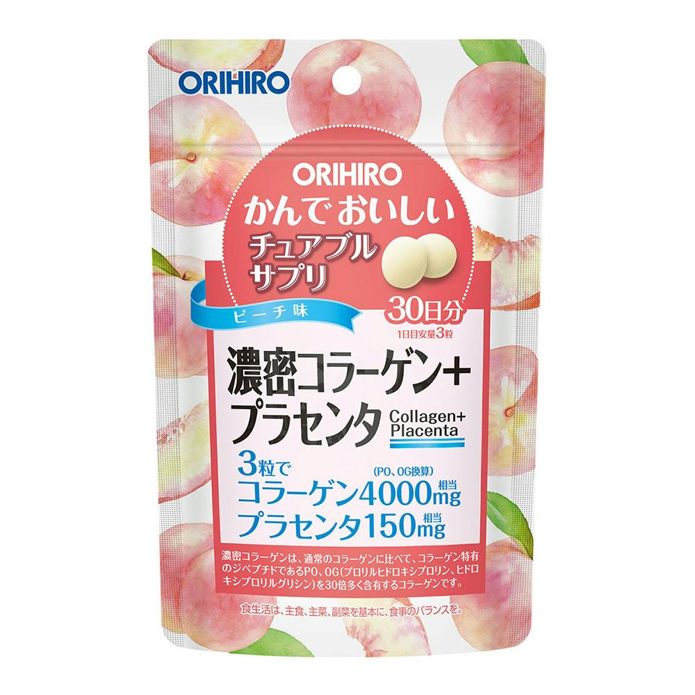 かんでおいしいチュアブルサプリ 濃密コラーゲン＋プラセンタ 90粒