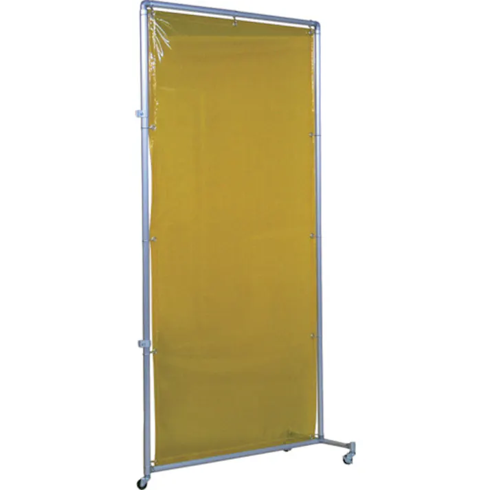 【CAINZ-DASH】吉野 遮光フェンスアルミパイプ 1×2 接続キャスター イエロー YS-12JC-Y【別送品】