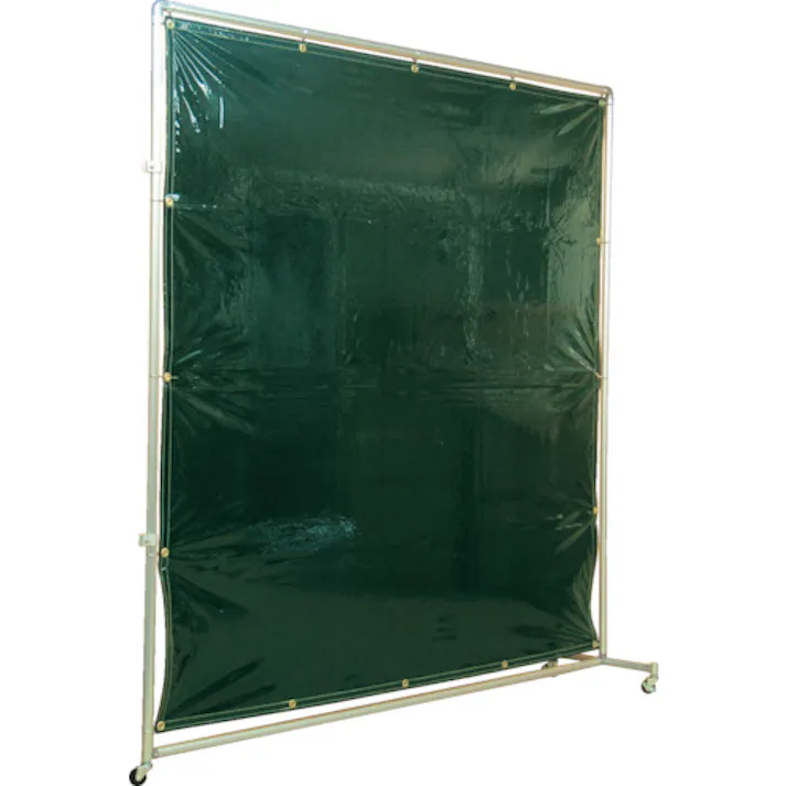 【CAINZ-DASH】吉野 遮光フェンスアルミパイプ 1×2 接続キャスター ダークグリーン YS-12JC-DG【別送品】