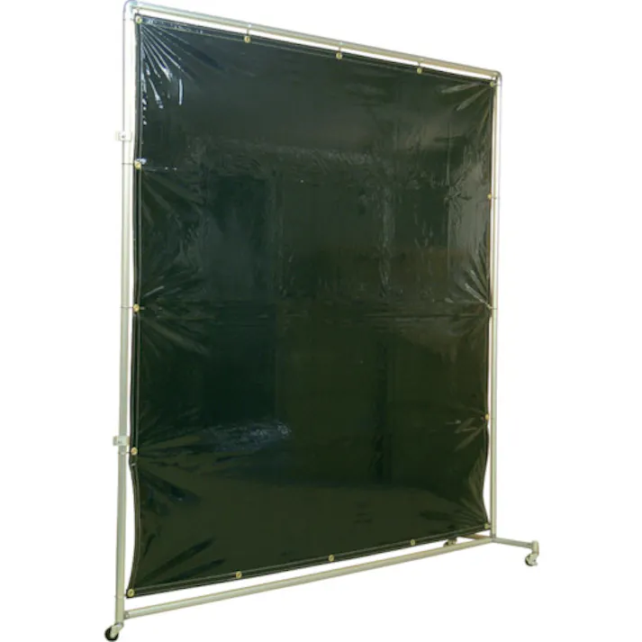 【CAINZ-DASH】吉野 遮光フェンスアルミパイプ 2×2 接続キャスター ダークグリーン YS-22JC-DG【別送品】