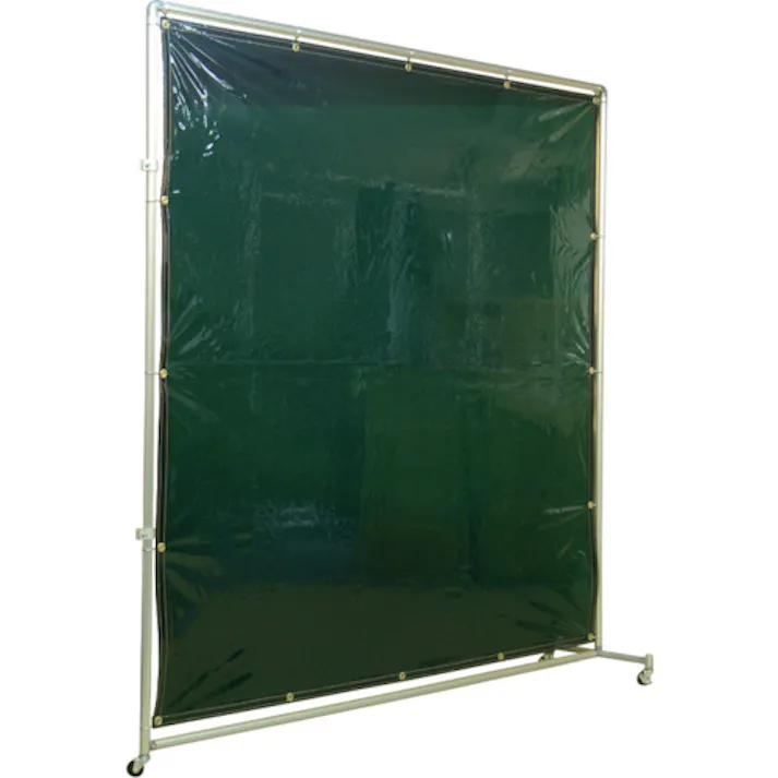 【CAINZ-DASH】吉野 遮光フェンスアルミパイプ 2×2 接続キャスター グリーン YS-22JC-G【別送品】