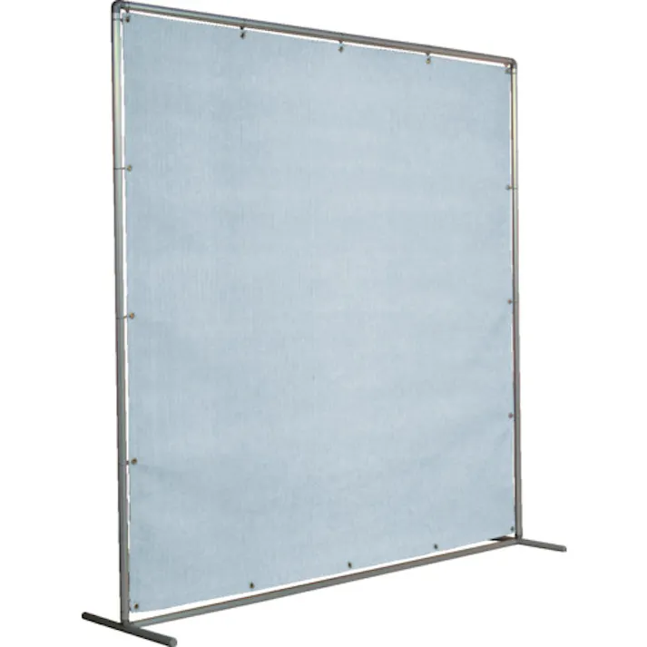 【CAINZ-DASH】吉野 火花用衝立アルミパイプ 2×2 単体固定 YS-22SF-BW【別送品】