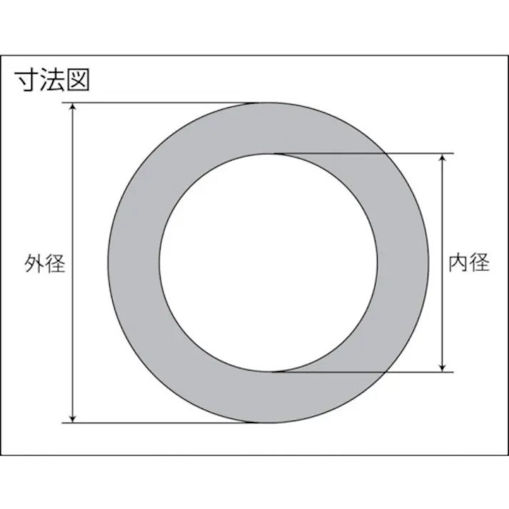 【CAINZ-DASH】アスクテクニカ フランジパッキン4635内5K50A FR4635-5K50A【別送品】