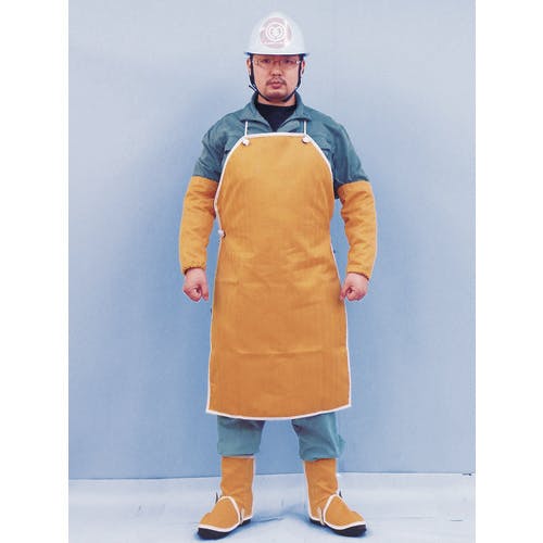 吉野 ハイブリッド 耐熱・耐切創 作業服 上着 ネイビーブルー - 3