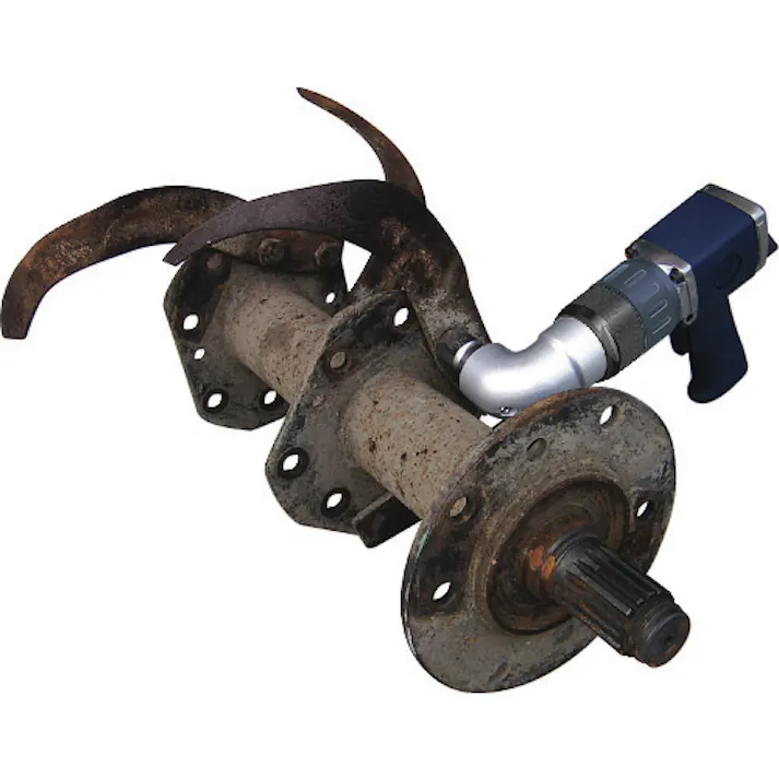 【CAINZ-DASH】信濃機販 エアインパクトレンチ アングルインパクトレンチ(360°首振りタイプ) ソケット差込角12.7mm 最大締付トルク300N・m SI-1650AH【別送品】