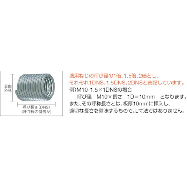 【CAINZ-DASH】日本スプリュー スプリュー M12X1.75mm M12-1.75X1.5DNS【別送品】