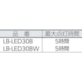 【CAINZ-DASH】嵯峨電機工業 コードレススリムライトＬＥＤセット LB-LED30B【別送品】