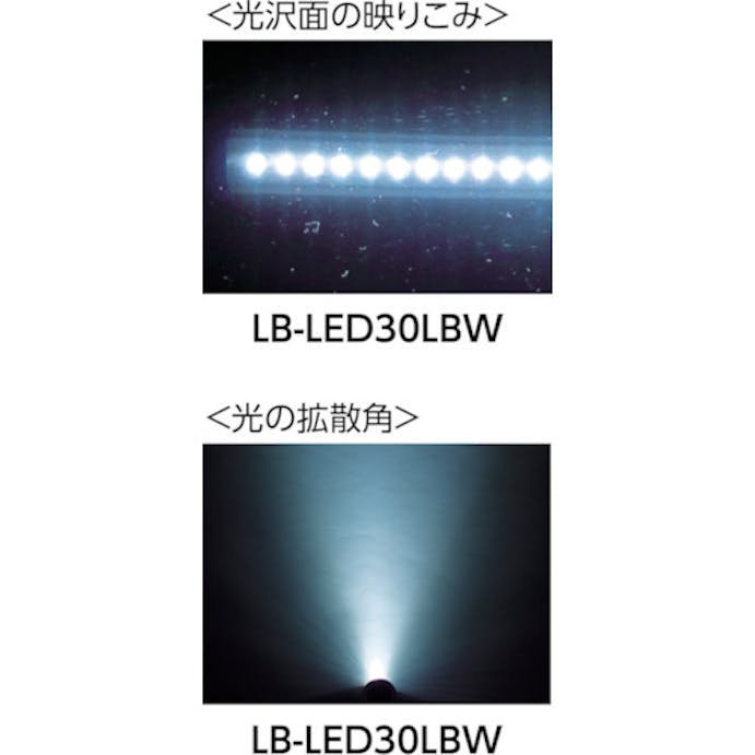 【CAINZ-DASH】嵯峨電機工業 ３ＷＬＥＤコードレスライトセット（防雨・耐薬外筒仕様） LB-LED30LCW【別送品】