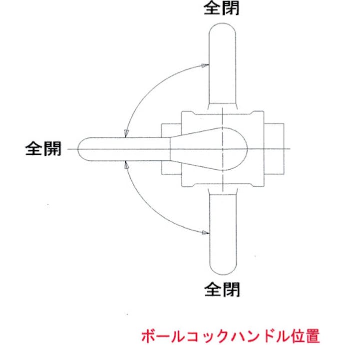 【CAINZ-DASH】ＷＴＢワタベコーポレーション ボールバルブ　オレンジボールコック　接続口径Ｄ１×Ｄ２：Ｒ３／８×Ｒ３／８ WMH-3105P【別送品】