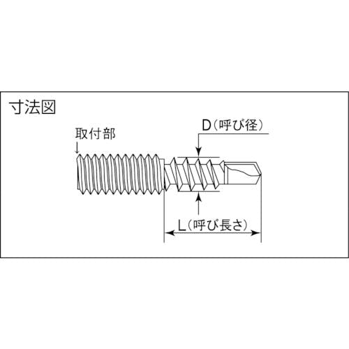 ミヤガワ M10四角穴スタドドリルねじ三価クロメート特殊6X30 5本入 FX045-30-PC1 ドリルねじ ミヤガワ M10四角穴スタドドリルねじ三価クロメート特殊6X30 5本入 FX045-30-PC1 ドリルねじ