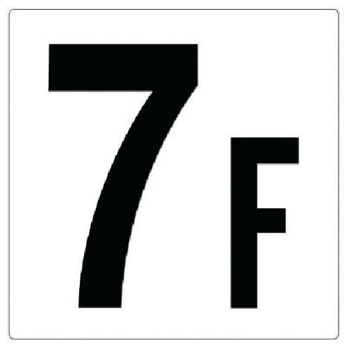 ユニット 階数表示板7F 348-071 安全標識 ユニット 階数表示板7F 348-071 安全標識