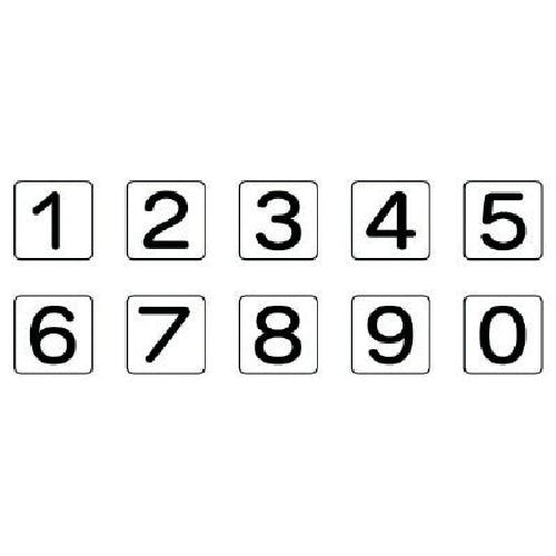 ユニット 配管ステッカー 数字1~0 各1(中) 60×60 10枚組 AS.24.20M 安全標識 ユニット 配管ステッカー 数字1~0 各1(中) 60×60 10枚組 AS.24.20M 安全標識
