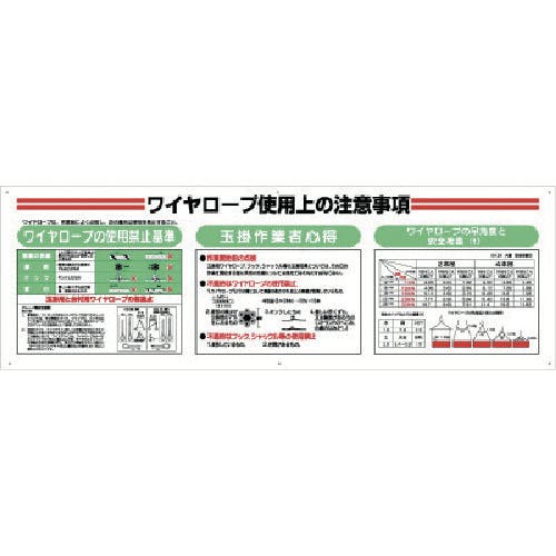 ユニット 標識項目セット ワイヤーロープ 331-13A 安全標識 ユニット 標識項目セット ワイヤーロープ 331-13A 安全標識