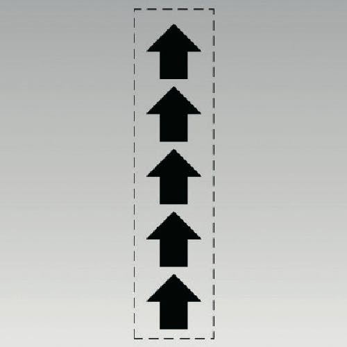 ユニット カッティング矢印黒(配管識別シート用) 36×36 5枚組 404-99 安全標識 ユニット カッティング矢印黒(配管識別シート用) 36×36 5枚組 404-99 安全標識