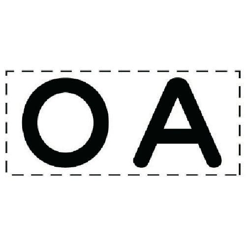 ユニット カッティング文字 OA・マーキングフィルム 427-12 安全標識 ユニット カッティング文字 OA・マーキングフィルム 427-12 安全標識