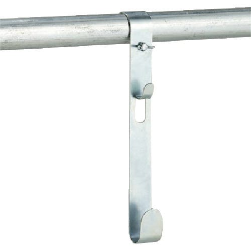ユニット 単管取付ハンガー 鉄製 377×40mm 375-43 フック(荷役金具) ユニット 単管取付ハンガー 鉄製 377×40mm 375-43 フック(荷役金具)