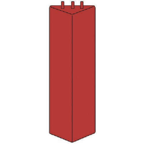ユニット 三角柱標識無地 ABS樹脂 315×100mm 826-17 安全標識 ユニット 三角柱標識無地 ABS樹脂 315×100mm 826-17 安全標識