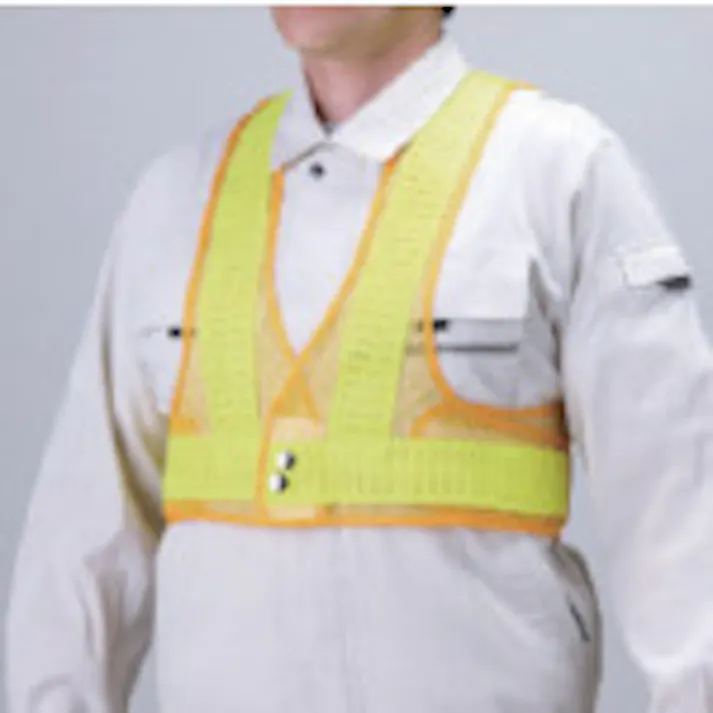 【CAINZ-DASH】ユニット 風抜けメッシュショートベスト黄黄(HO-615) 379-623【別送品】