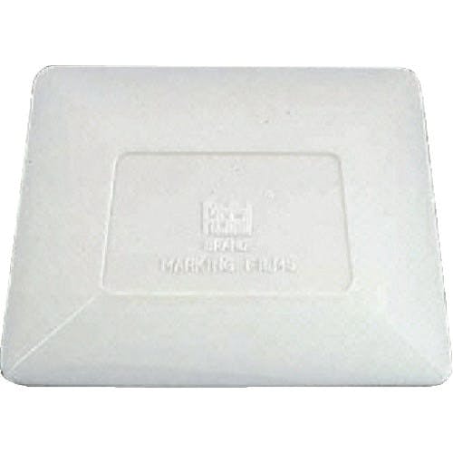 ユニット スキージ プラスチック製 白 75X105X3.4 460-80 針金 ユニット スキージ プラスチック製 白 75X105X3.4 460-80 針金