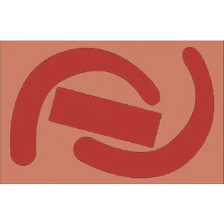 【CAINZ-DASH】ユニット 安全帯使用確認ステッカー 蛍光赤(10枚入) 335-27R【別送品】