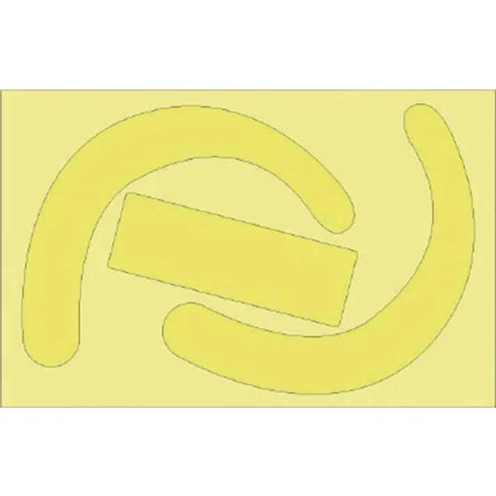 【CAINZ-DASH】ユニット 安全帯使用確認ステッカー 蛍光黄(10枚入) 335-27Y【別送品】