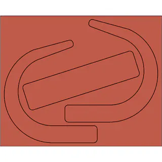 【CAINZ-DASH】ユニット 安全帯使用確認ステッカー 大 蛍光赤(10枚入) 335-28R【別送品】