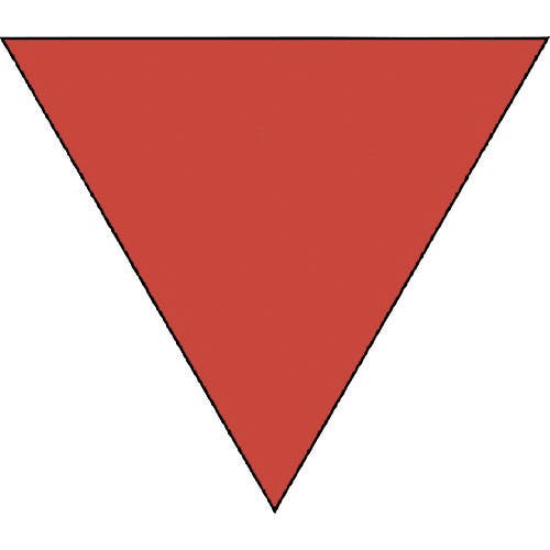 【CAINZ-DASH】ユニット 消防隊進入口ステ　反射　三角（２枚） 319-52【別送品】