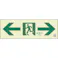 【CAINZ-DASH】ユニット 通路誘導標識 非常口 両矢印 319-66B【別送品】