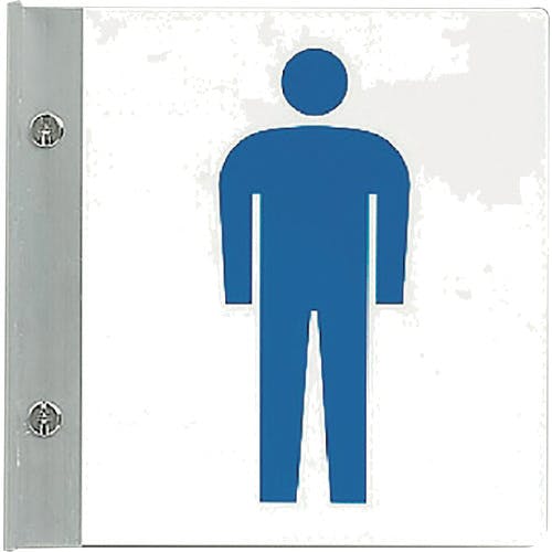 ユニット トイレ表示男セット 842-56A サインプレート ユニット トイレ表示男セット 842-56A サインプレート