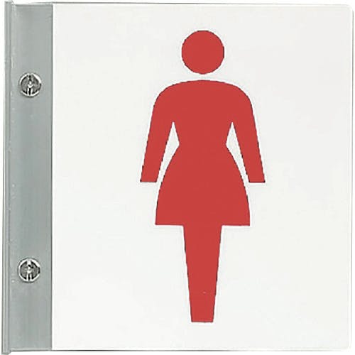 ユニット トイレ表示女セット 842-57A サインプレート ユニット トイレ表示女セット 842-57A サインプレート