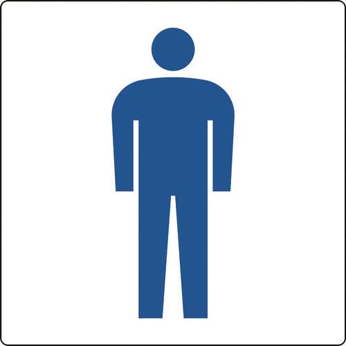 ユニット トイレ表示 大 男子 842-62A サインプレート ユニット トイレ表示 大 男子 842-62A サインプレート