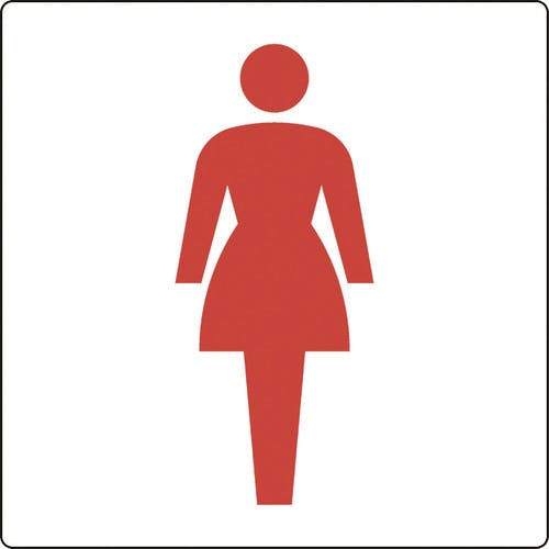 ユニット トイレ表示 小 女子 842-66A サインプレート ユニット トイレ表示 小 女子 842-66A サインプレート