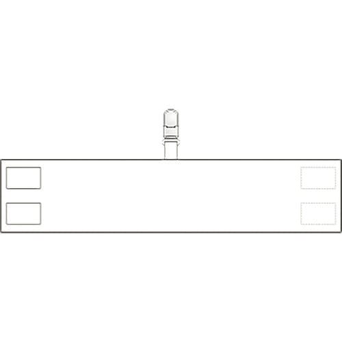 【CAINZ-DASH】ユニット 腕章　クリップタイプ（白） 848-66A【別送品】