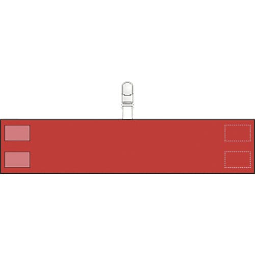 【CAINZ-DASH】ユニット 腕章　クリップタイプ（赤） 848-69A【別送品】