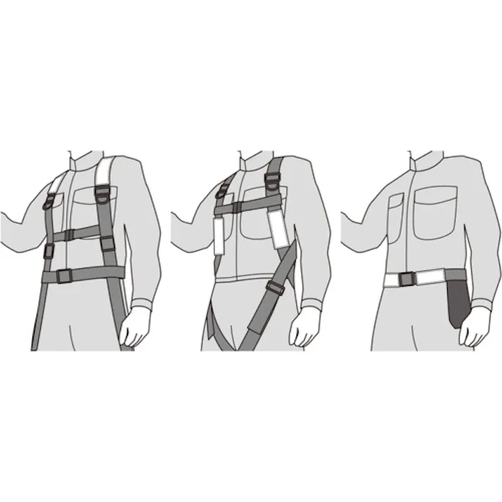 【CAINZ-DASH】ユニット フルハーネス用ポケットバンド(青) 2枚入 378-914【別送品】