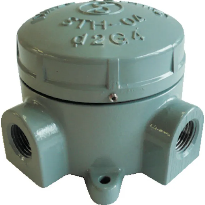 【CAINZ-DASH】島田電機 アルミニウム合金鋳物 耐圧防爆構造ターミナルボックス(四方向) PF1/2 STH-04X-16【別送品】