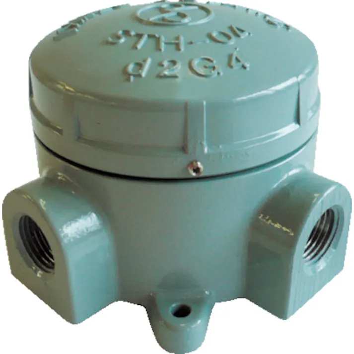 【CAINZ-DASH】島田電機 アルミニウム合金鋳物 耐圧防爆構造ターミナルボックス(四方向) PF1 STH-04X-28【別送品】