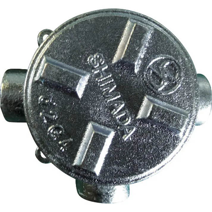 【CAINZ-DASH】島田電機 鋳鉄 耐圧防爆構造ジャンクションボックス PF1 SGT-28H【別送品】