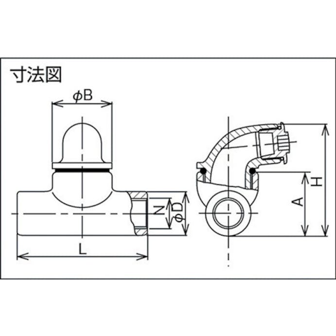 【CAINZ-DASH】島田電機 鋳鉄　耐圧防爆構造シーリングフィチング（自在型）　ＰＦ１／２ SFG-16H【別送品】