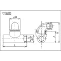 【CAINZ-DASH】島田電機 鋳鉄　耐圧防爆構造シーリングフィチング（自在型）　ＰＦ３／４ SFG-22H【別送品】