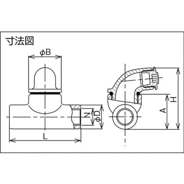 【CAINZ-DASH】島田電機 鋳鉄 耐圧防爆構造シーリングフィチング(自在型) PF3/4 SFG-22H【別送品】