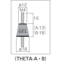 【CAINZ-DASH】タイカ 防振材インシュレ－タ－　ＴＨＥＴＡ－Ａ　０．５～０．８ｋｇ THETA-A【別送品】