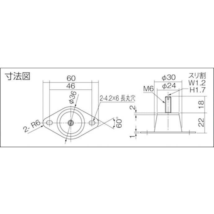 【CAINZ-DASH】タイカ 防振材インシュレ－タ－　プレート　ＳＦ－５　３．２５～７．５０ｋｇ SF-5【別送品】