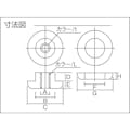 【CAINZ-DASH】タイカ 防振材ゲルブッシュ　Ｓ　φ３ｍｍ　０．０５～０．１８ｋｇ S【別送品】