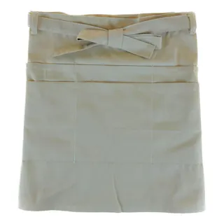 腰下 エプロン ベージュ