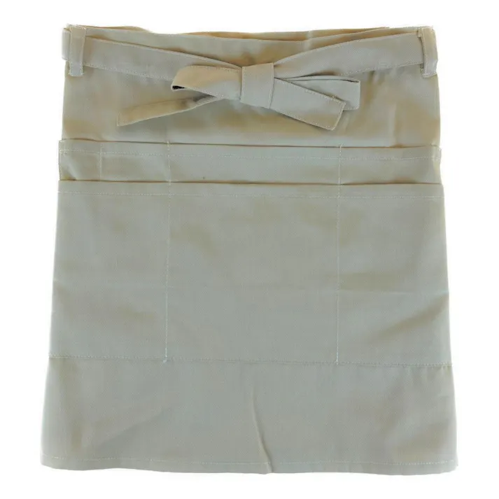 腰下 エプロン ベージュ