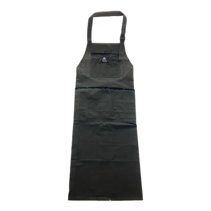 アウトドア 大人エプロン カーキ