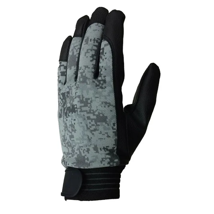 PU甲メリヤスマジック付手袋 デジカモ L