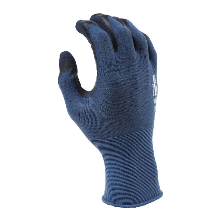 フレックスライトNR18G天然ゴム背抜き ブルー S